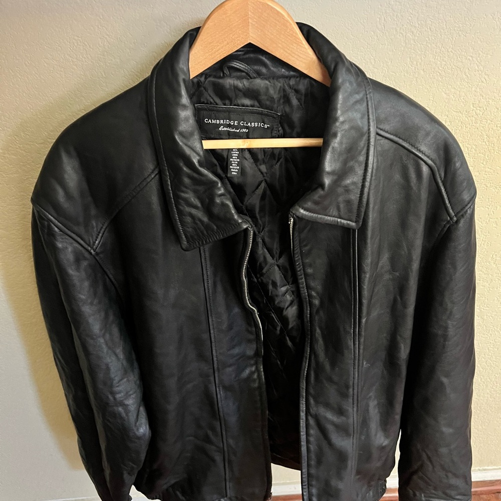 Cambridge classics soft Leather jacket XXL